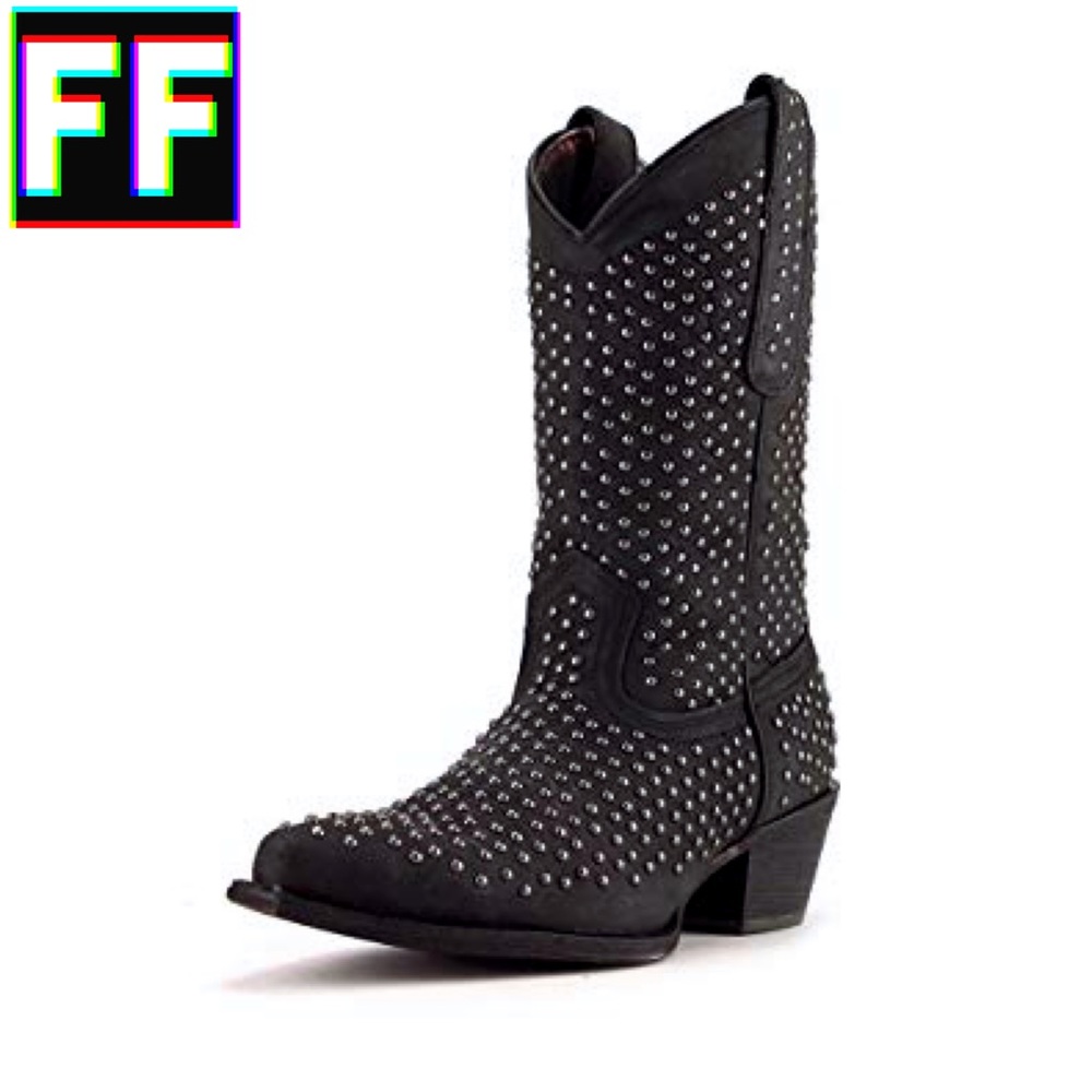 STUDDED COWBOY BOOTS BOOTS